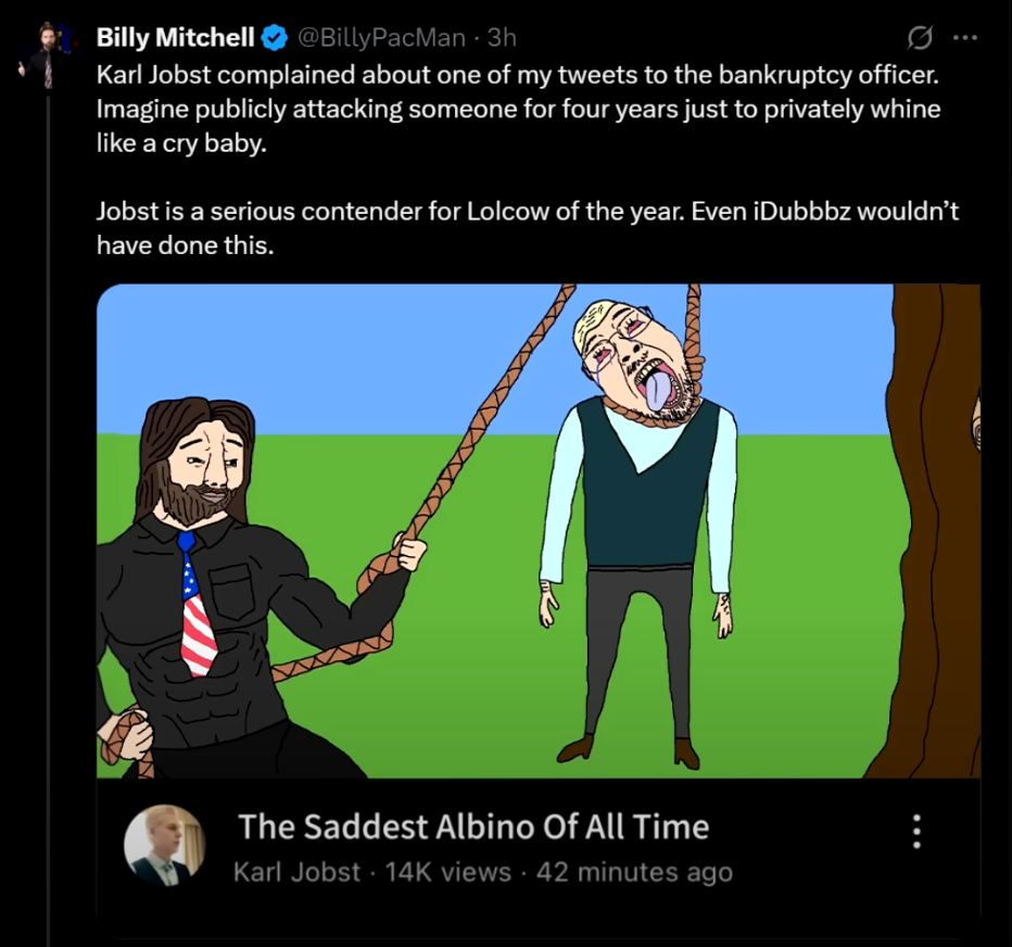 Thread 'I just realized I mindbroke Karl Jobst'