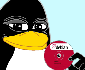 7 - blue_background debian disk holding_object linux operating_system penguin simplistic_backg...png