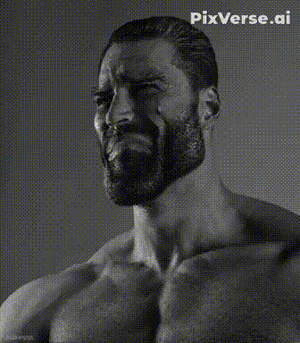 122792 - soybooru.com - ai_generated animated autism crying gigachad gray_skin holding_object ...gif